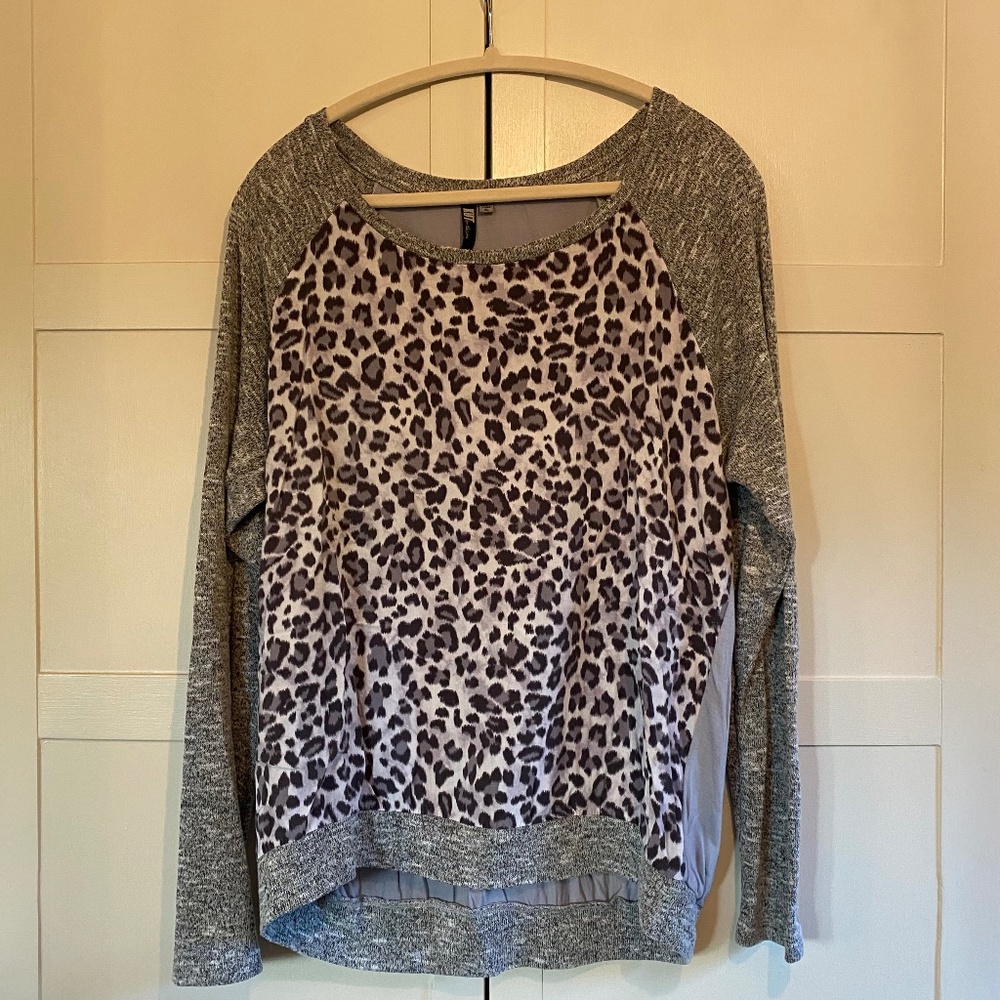 Kut from the Kloth Leopard Print Top